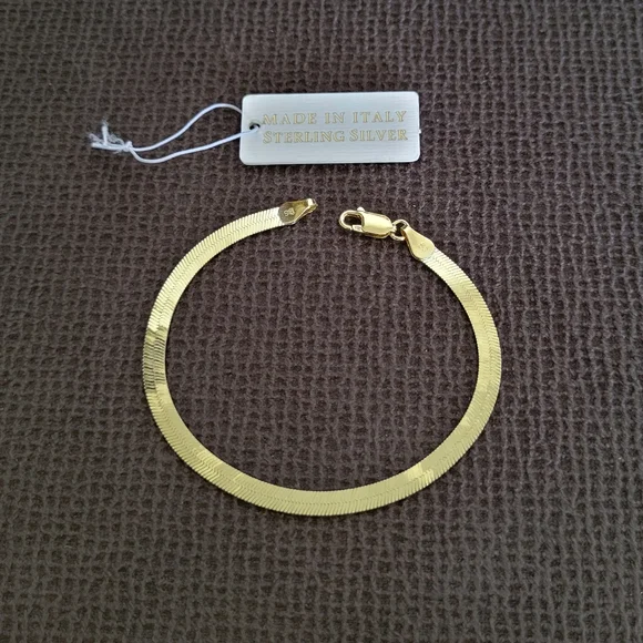 Mia Fiore Two✌️ Tone Herringbone Bracelet - NWT - Picture 2 of 16